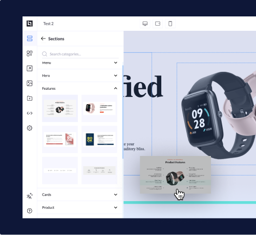 Create Pages without Code