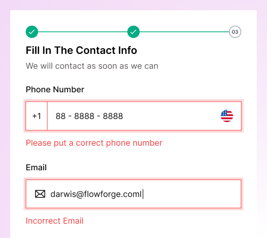 Phone & Email Verification