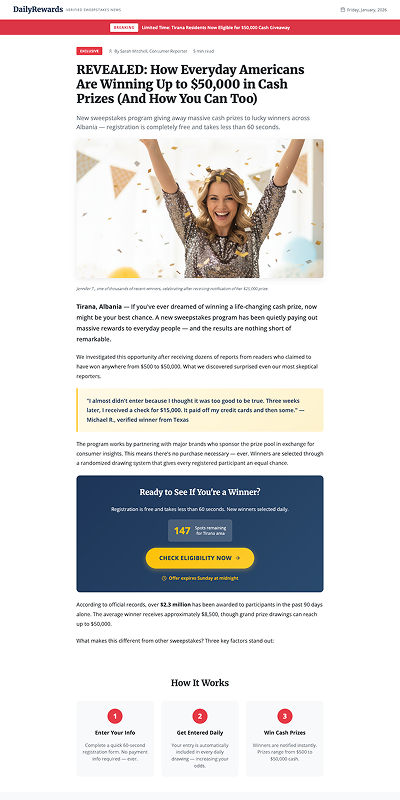 Sweepstakes Affiliate
