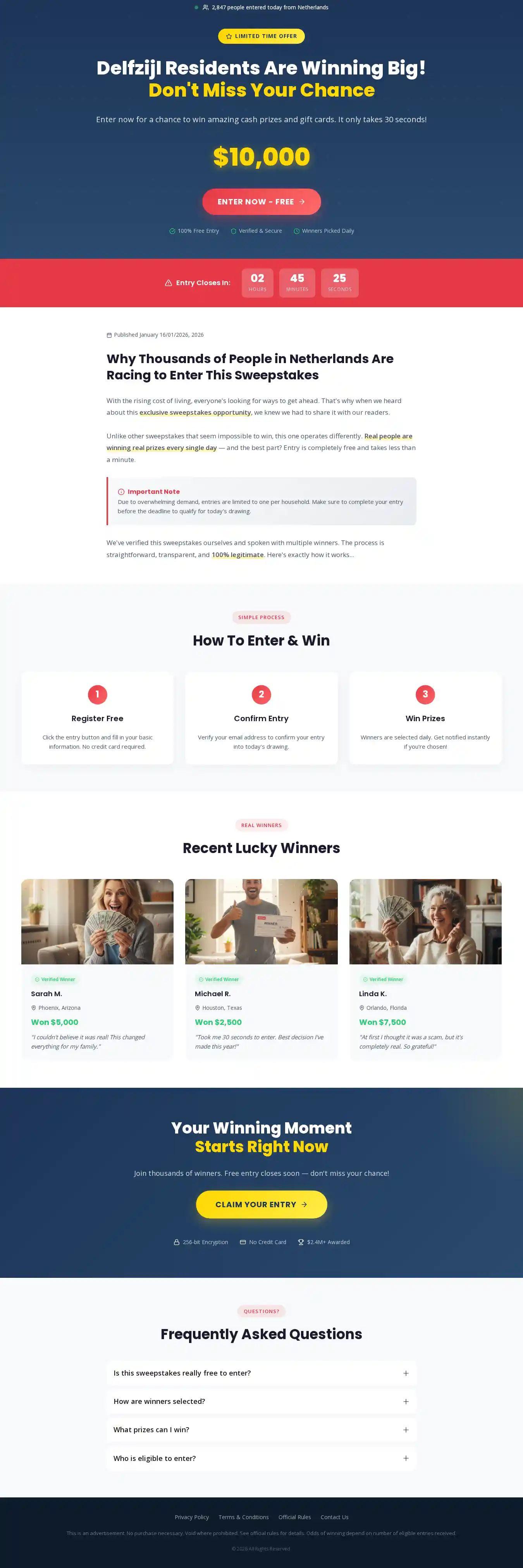 Sweepstakes 2 Affiliate