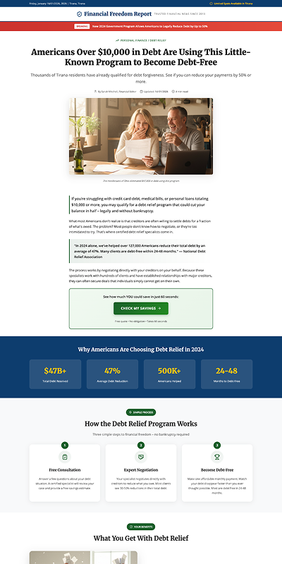 Debt Relief Affiliate
