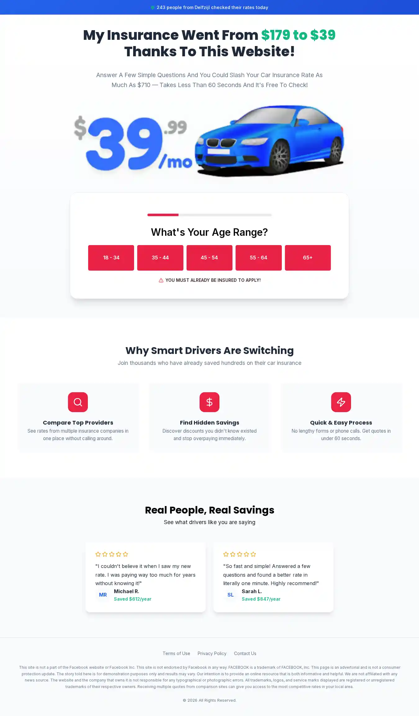 Slash Car Insurance Rate