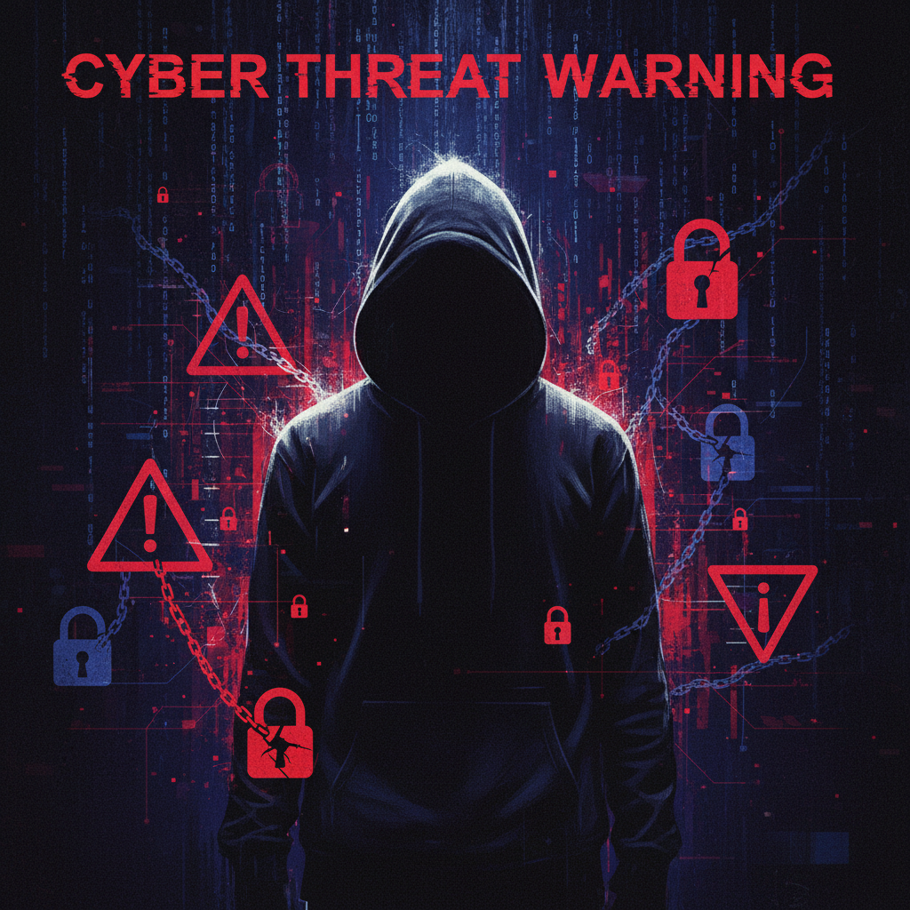Cyber threat illustration