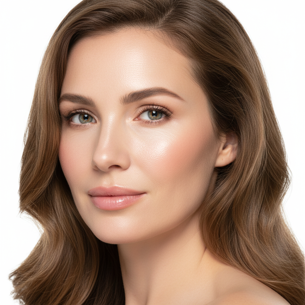 Woman with radiant skin