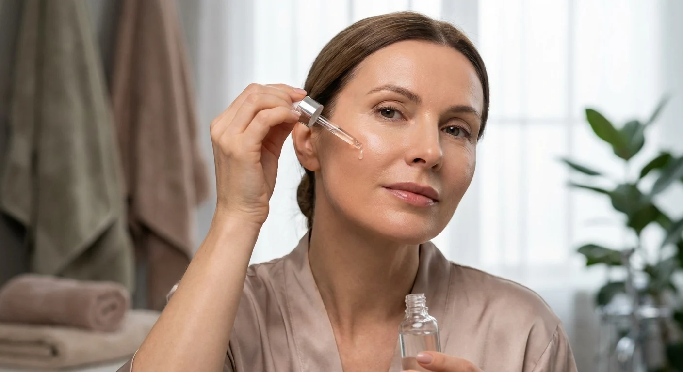 Woman with radiant skin