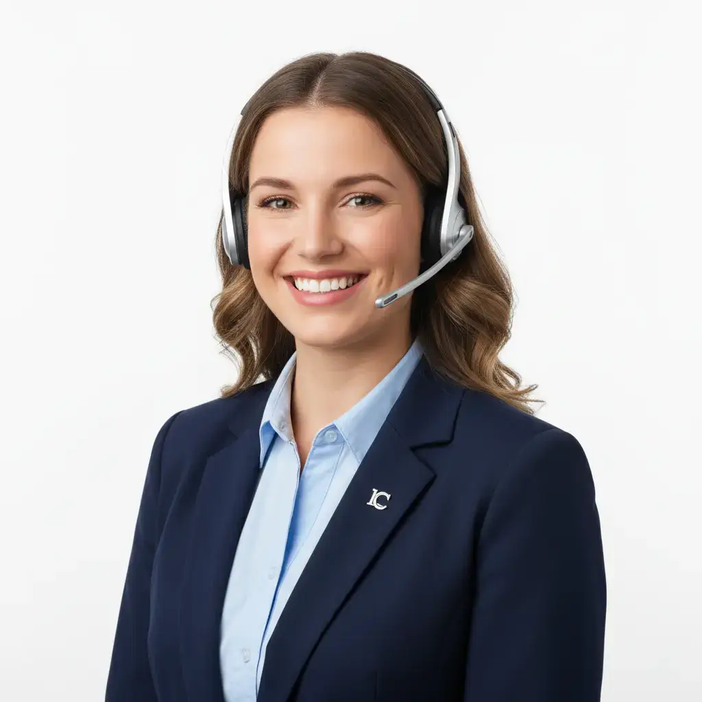 Friendly insurance specialist ready to help