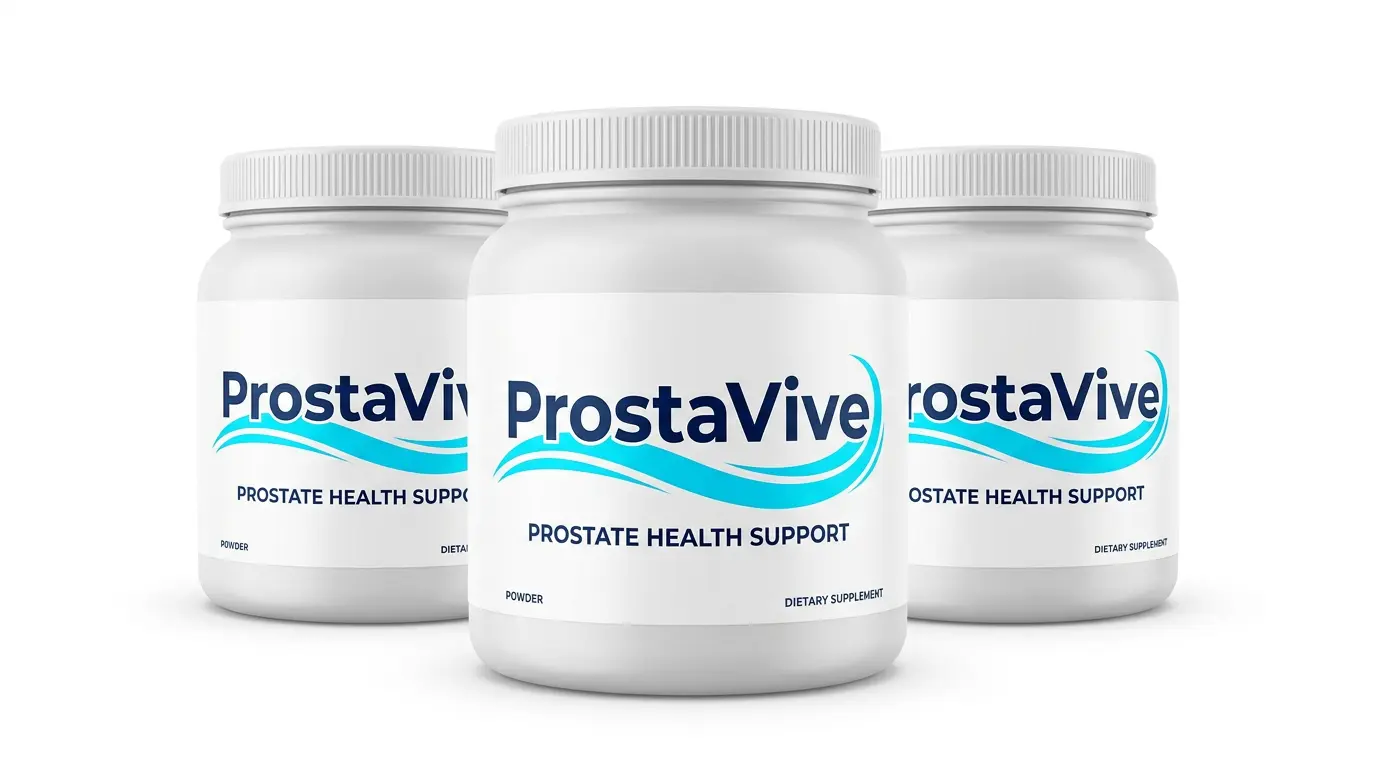 Three tubs of ProstaVive prostate support powder
