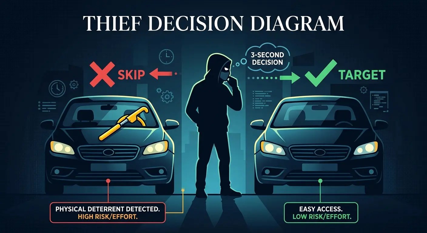 The 3-second decision that determines whether your car gets targeted