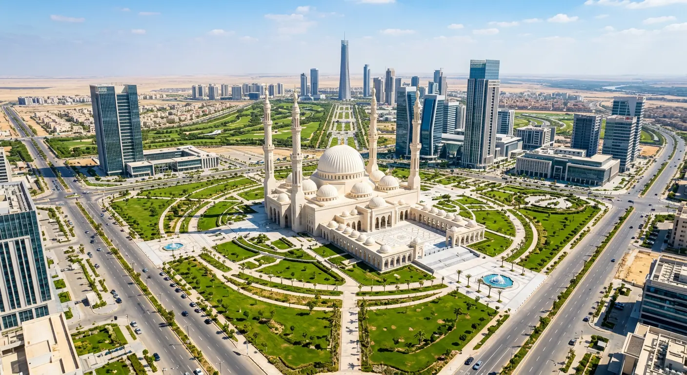 مسجد مصر الكبير وكاتدرائية ميلاد المسيح