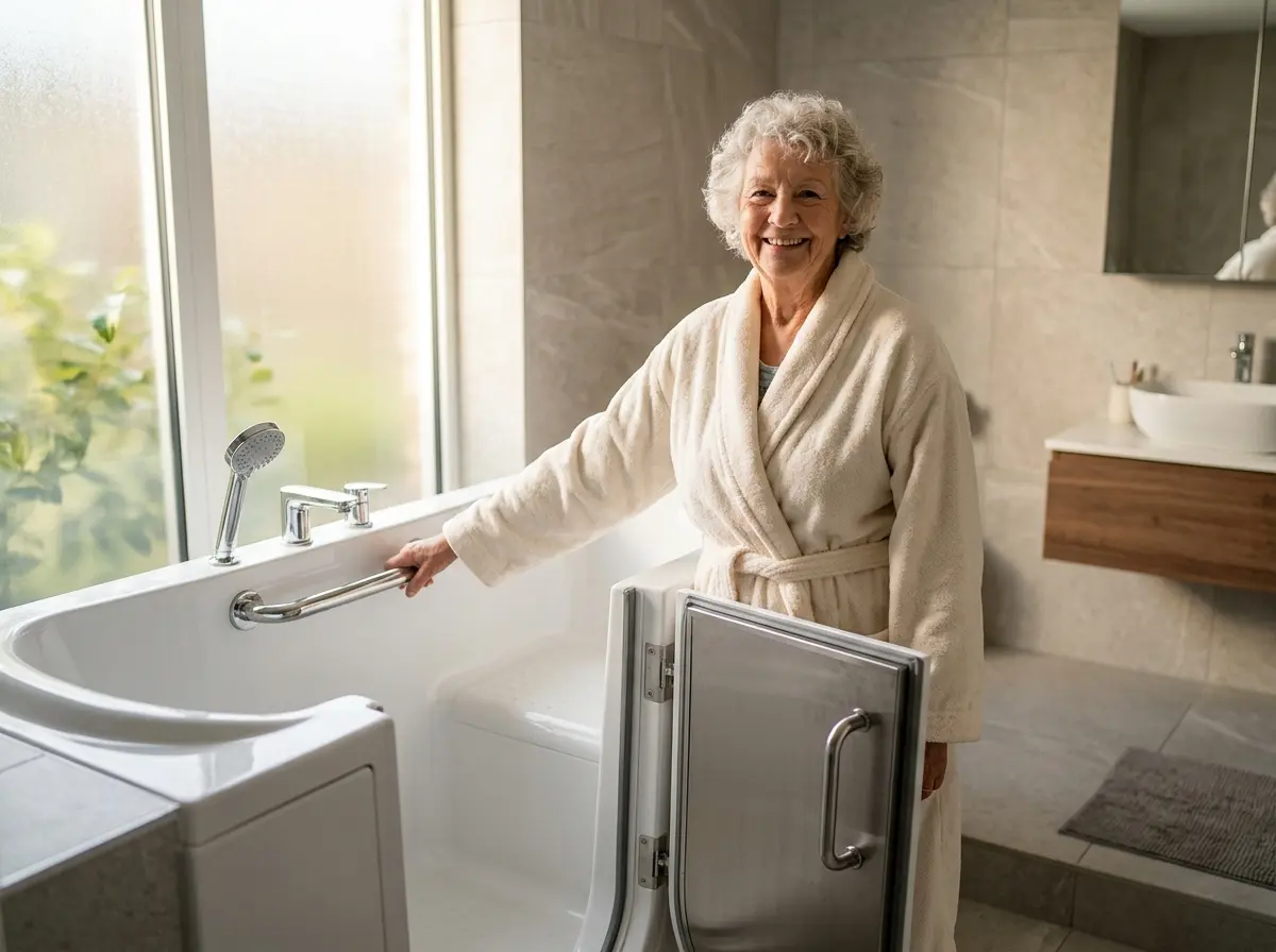 Walk-in bathtub