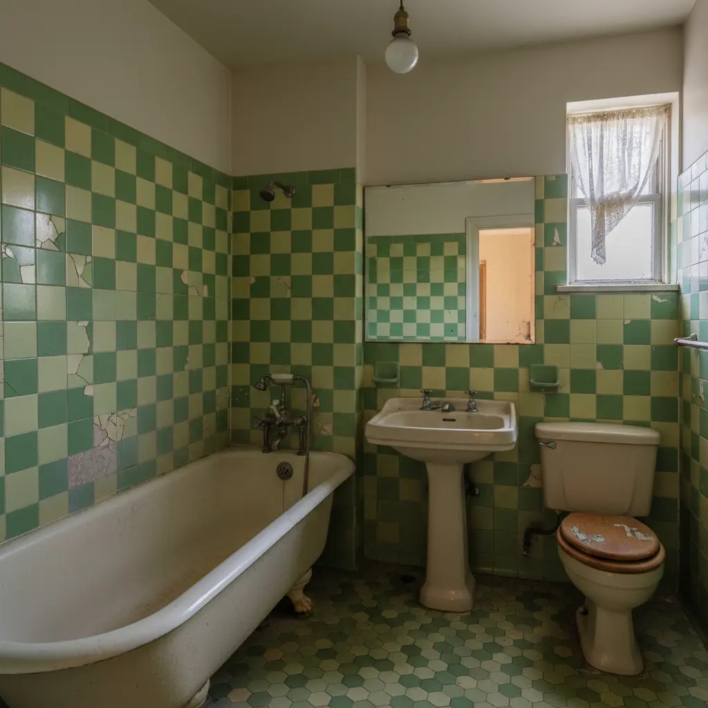 Old bathroom before renovation