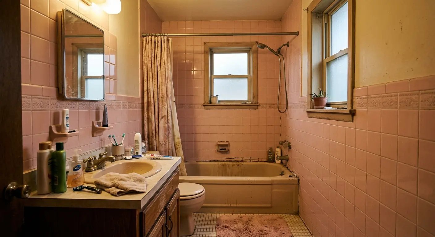 Bathroom before remodeling